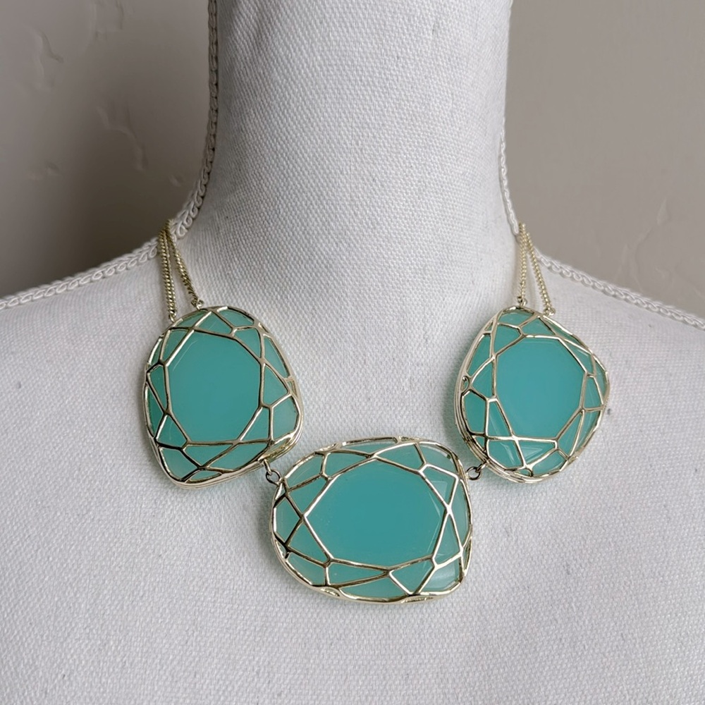 Vintage Kendra Scott Marcella Chunky Bib Statement Necklace